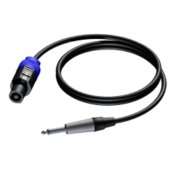PROCAB CAB592/10 Kabel głośnikowy – złącze głośnikowe żeńskie – wtyk 6,3 mm, 10 m